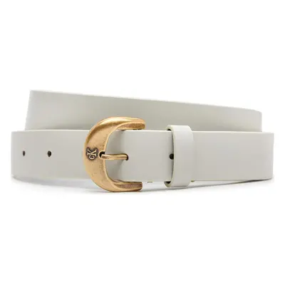 Dámský pásek Calvin Klein Jeans Casual Pin Buckle 25Mm LV04K7009G Bílá