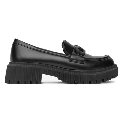 Loafersy DeeZee BBT-22663-10 Černá