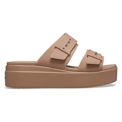 Nazouváky Crocs Brooklyn Low Wedge Sandal W 207431 Béžová