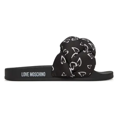 Nazouváky LOVE MOSCHINO JA28312G0MIW100B Černá