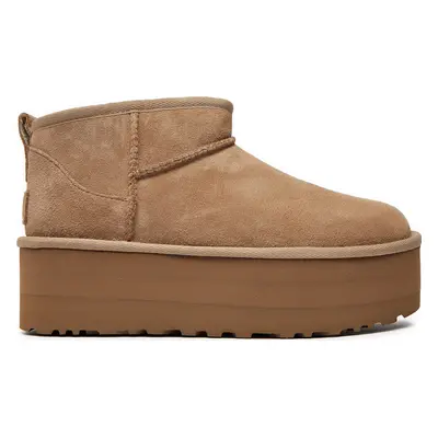 Sněhule Ugg Classic Ultra Mini Platform 1135092 Béžová