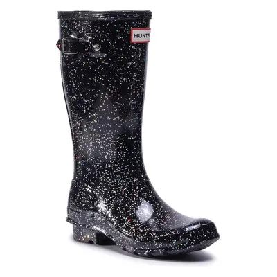 Holínky Hunter Org Kids Giant Glitter Boots JFT6075RGT Černá