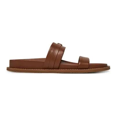 Nazouváky MICHAEL Michael Kors Mandy Flat Sandal 40S5MAFS2L Hnědá