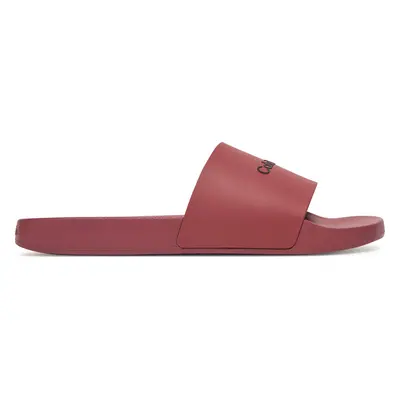 Nazouváky Calvin Klein Pool Slide Rubber HM0HM00455 Bordó