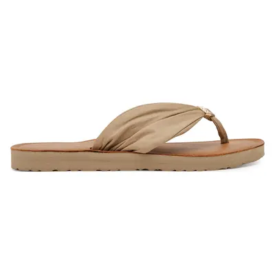 Žabky Tommy Hilfiger Th Elevated Beach Sandal FW0FW06985 Hnědá