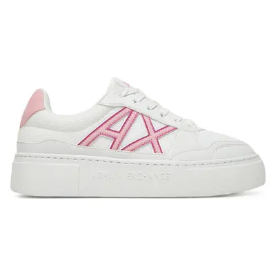 Sneakersy Armani Exchange XDX178 XV929 S935 Bílá