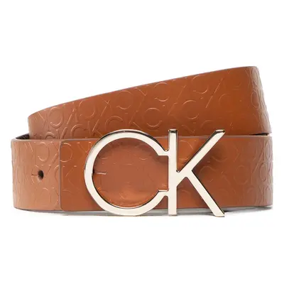 Dámský pásek Calvin Klein Re-Lock Ck Rev Belt 30mm K60K610156 Hnědá