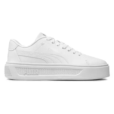 Sneakersy Puma Smash Platform V3 Sleek 38940101 Bílá