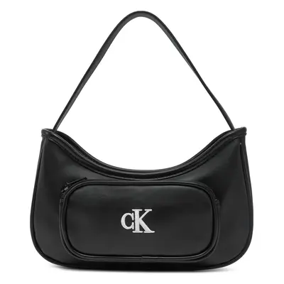 Kabelka Calvin Klein Jeans Ck Shoulder Bag IU0IU00696 Černá