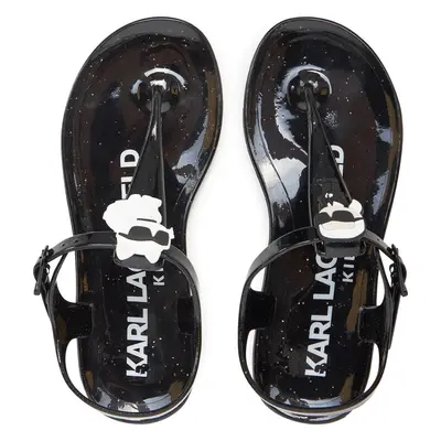 Sandály Karl Lagerfeld Kids Z30370 M Černá