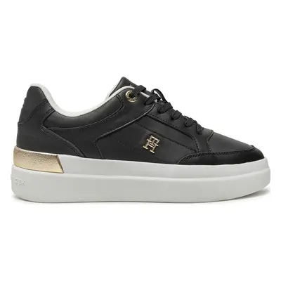 Sneakersy Tommy Hilfiger Lux Hardware Court Sneaker FW0FW07997 Černá