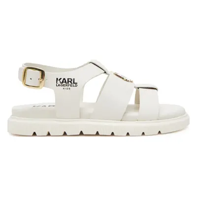 Sandály Karl Lagerfeld Kids Z30372 M Écru