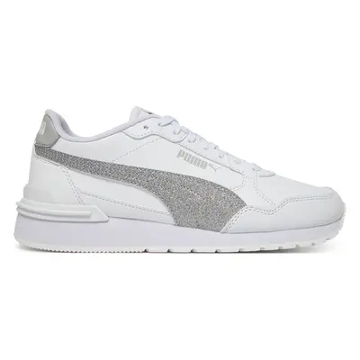 Sneakersy Puma St Runner V4 Sl Glitter Jr 401586 01 Bílá