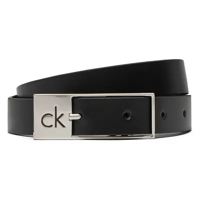 Dámský pásek Calvin Klein Ck Cut Square Buckle 2.0 K60K613155 Černá