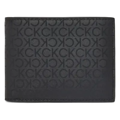 Pánská peněženka Calvin Klein Ck Sleek Trifold 10Cc W/Coin K50K512865 Černá