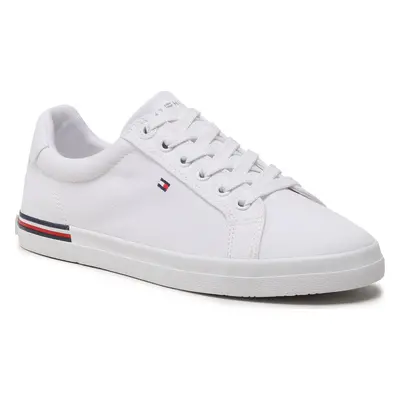 Tenisky Tommy Hilfiger Essential Stripes Sneaker FW0FW06954 Bílá