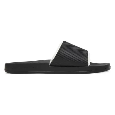 Nazouváky Calvin Klein Jeans Slide Rubber Neoprene Text YM0YM01234 Černá