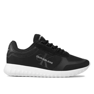 Sneakersy Calvin Klein Jeans Runner Laceup Sneaker Eva YW0YW00466 Černá