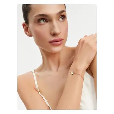 Náramek Guess Lovely Guess JUBB03 036JW Žluté zlacení