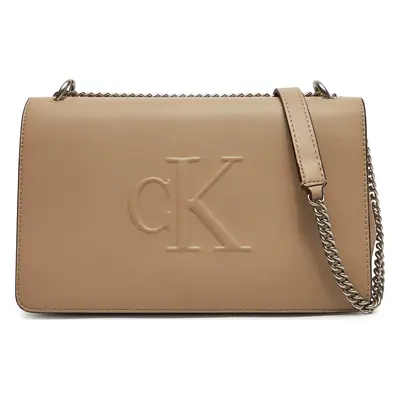 Kabelka Calvin Klein Jeans Sculpted Ew Flap25 Shoulder Bag LV04K3035G Béžová