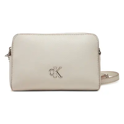 Kabelka Calvin Klein Jeans Minimal Monogram Camera Bag 20 LV04K3162G Écru