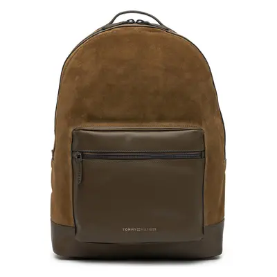 Batoh Tommy Hilfiger Th Casual Suede Backpack AM0AM13229 Zelená