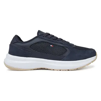 Sneakersy Tommy Hilfiger Sporty Runner FW0FW08644 Tmavomodrá