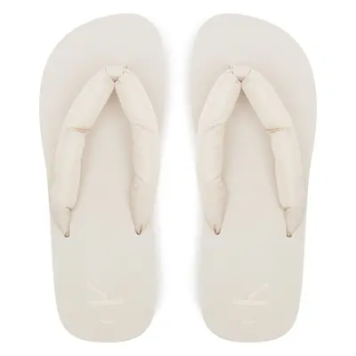 Žabky Calvin Klein Jeans Beach Sandal Flatform Ttxr Satin YW0YW01723 Béžová