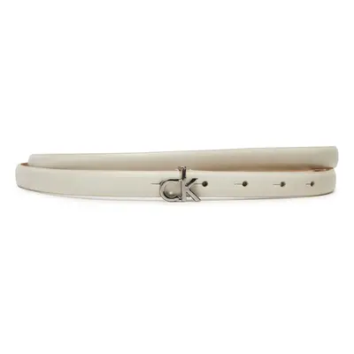 Dámský pásek Calvin Klein Ck Buckle Skinny Belt 1.5 K60K612932 Bílá