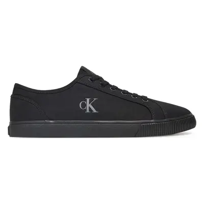 Tenisky Calvin Klein Jeans Ess Vulc Low Mg Canvas YM0YM01209 Černá