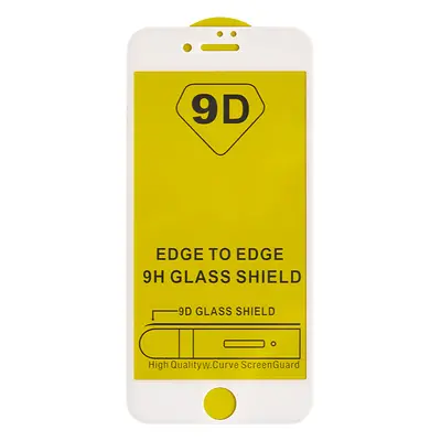 Glass Shield Ochranné 3D sklo pro iPhone 7 / 8 - WHITE