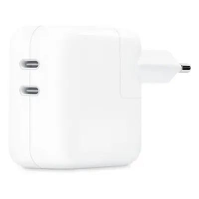 HOCO Dual USB-C adaptér - 35W - bílý