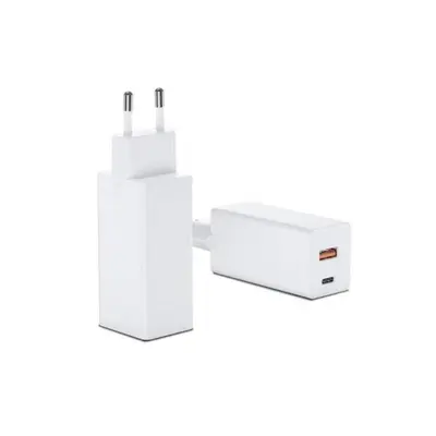 EnviroBest Napájecí adaptér 1x USB-A + 1x USB-C - 65W, bílý - EGA C65