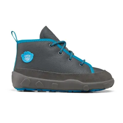 Affenzahn EASY WARM MIDBOOT DOG Grey Blue | Dětské zimní zateplené barefoot boty