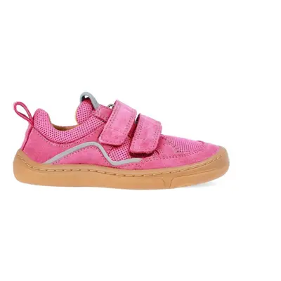 FRODDO TENISKY D-VELCRO Fuxia | Dětské barefoot tenisky