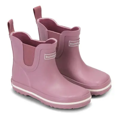 BUNDGAARD SHORT CLASSIC RUBBER BOOT Dark Rose Dětské barefoot holínky