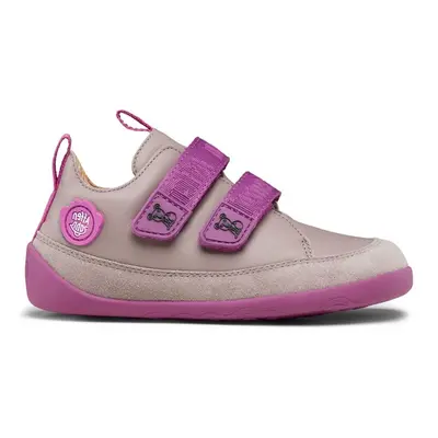 Affenzahn SNEAKER LEATHER BUDDY KOALA Pink Grey Dětské barefoot tenisky