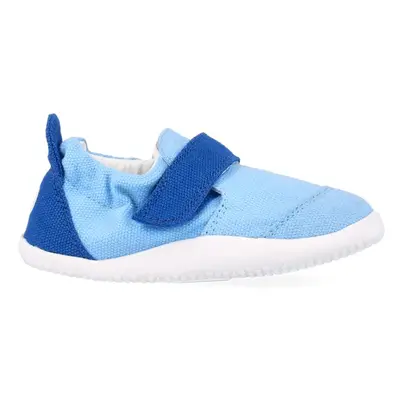 BOBUX XPLORER GO ORGANIC Powder Snorkel Blue Dětské barefoot tenisky