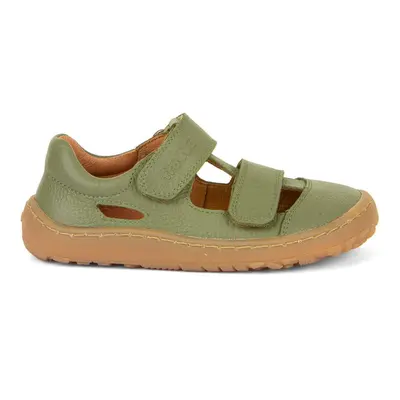 FRODDO SANDAL VELCRO II Olive Dětské barefoot sandály