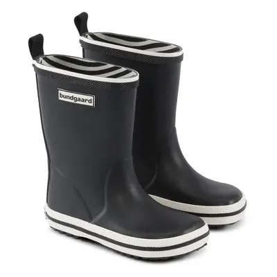 BUNDGAARD CLASSIC RUBBER BOOT Black | Dětské barefoot holínky