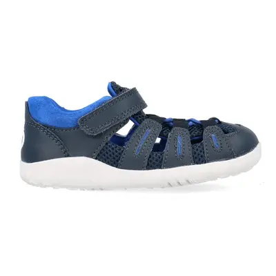 BOBUX SUMMIT Navy + Snorkel Blue Dětské barefoot sandály