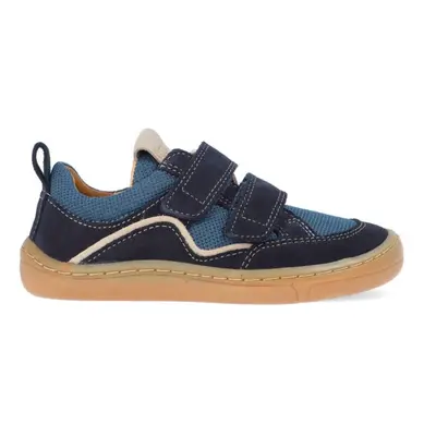 FRODDO TENISKY D-VELCRO Dark Blue Dětské barefoot tenisky