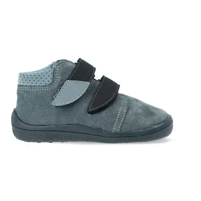 BEDA CELOROČNÍ VELUR BLACK MOON Grey | Dětské celoroční barefoot boty