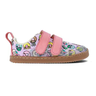 PEGRES TENISKY BF57U DONUT Pink | Dětské barefoot tenisky