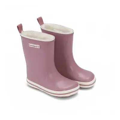 BUNDGAARD CLASSIC RUBBER BOOT WINTER Dark Rose Dětské barefoot holínky