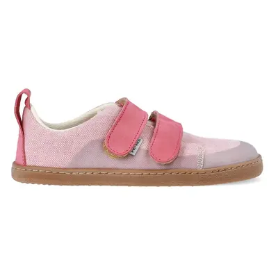 PEGRES TENISKY BF57U Pink Dětské barefoot tenisky