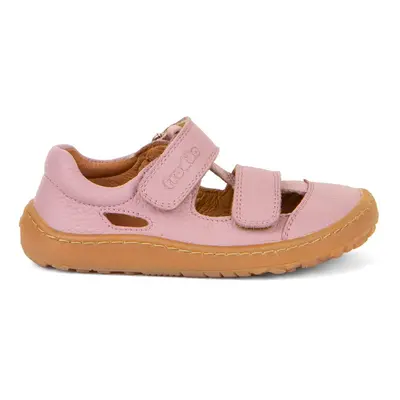 FRODDO SANDAL VELCRO II Pink Dětské barefoot sandály