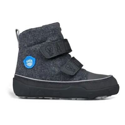 Affenzahn Comfy Walk Wool Midboot Dog Dark Grey