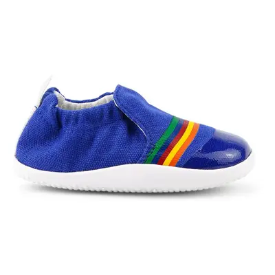 BOBUX SCAMP Blueberry - Red Rainbow | Dětské první barefoot botičky