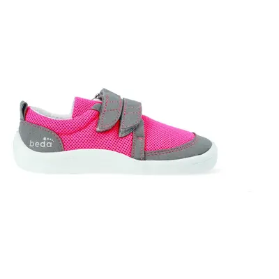 BEDA TENISKY TEX CANDY Pink Dětské barefoot tenisky